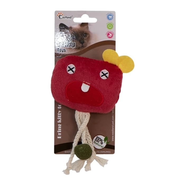 Catnipli Peluş Küp Canavar 10 Cm