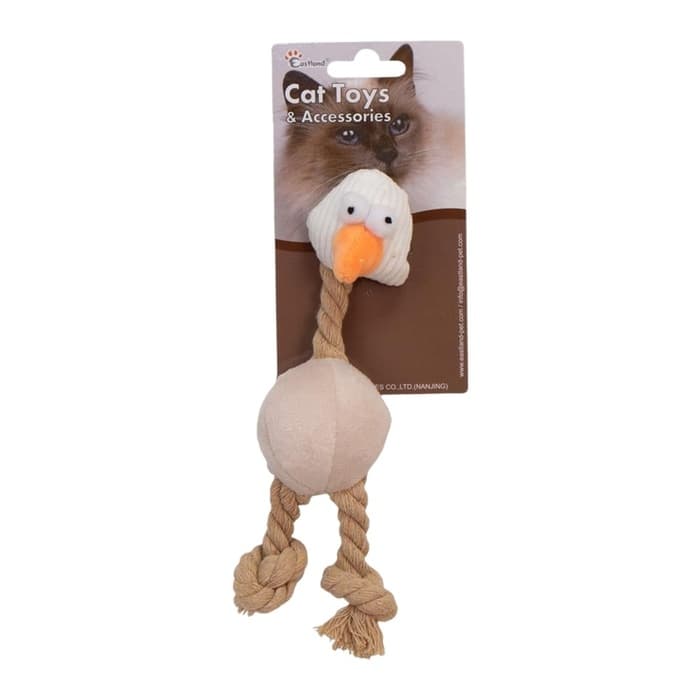 Catnipli Peluş Tavuk 20 Cm