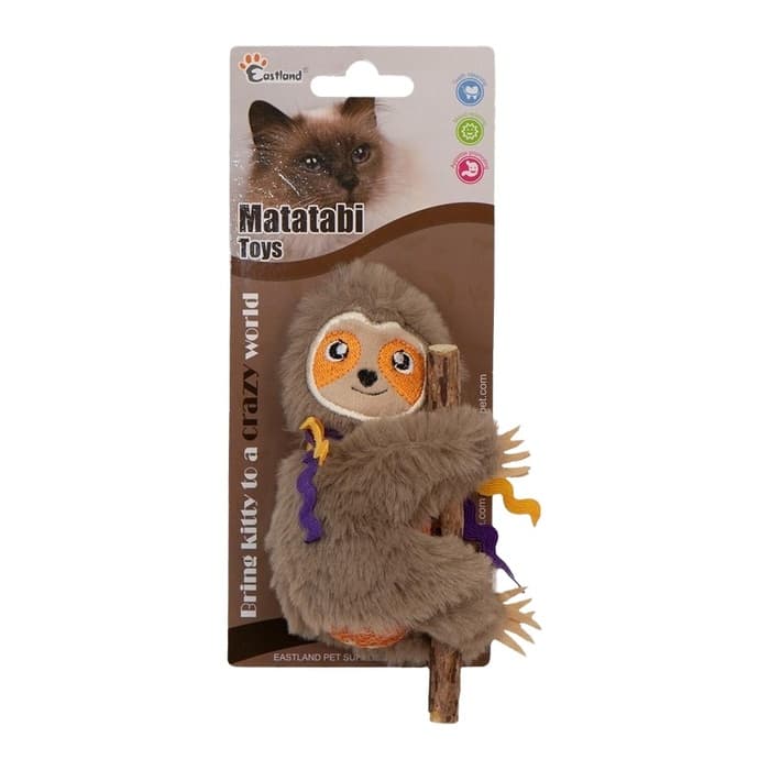 Catnipli Peluş Tembel Hayvan 8,5 Cm