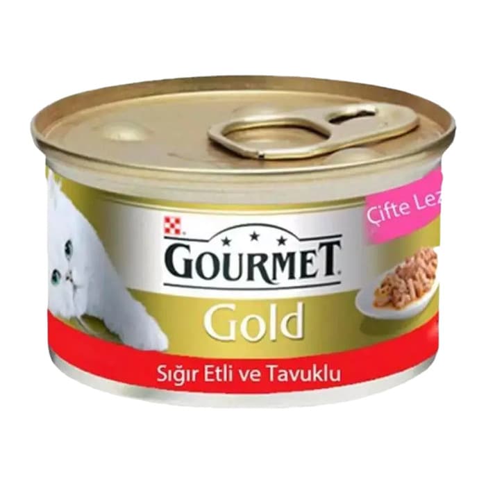 Purina Gourmet Gold Sığır Etli Ve Tavuklu 85 Gr