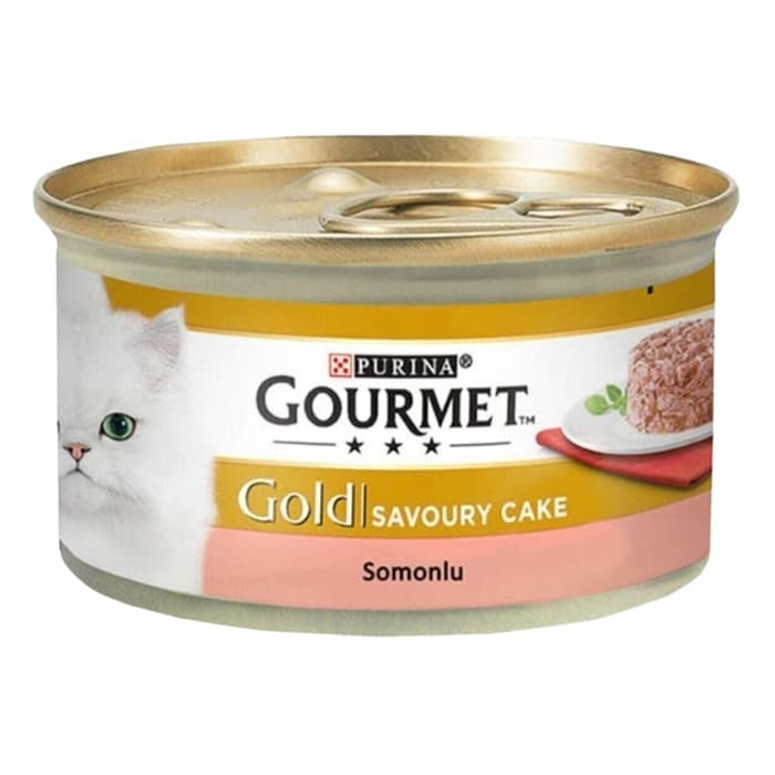 Purina Gourmet Gold Somonlu Yetişkin Kedi Konserve Maması (85 g)
