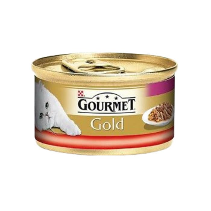Purina Gourmet Gold Sığır ve Tavuk Etli Çifte Lezzetli Yaş Kedi Maması 85 gr
