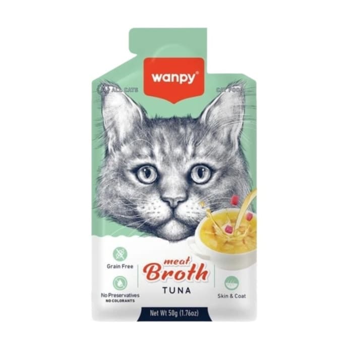 Wanpy Ton Balıklı Kedi Çorbası 12x50 Gr