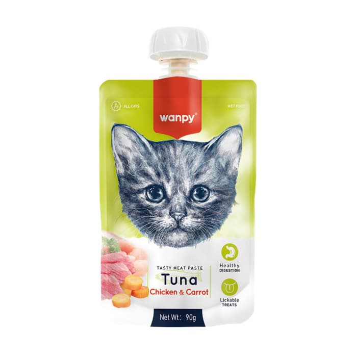 Wanpy Taze Ton Balıklı&Tavuklu Kedi Et Ezmesi 90 gr