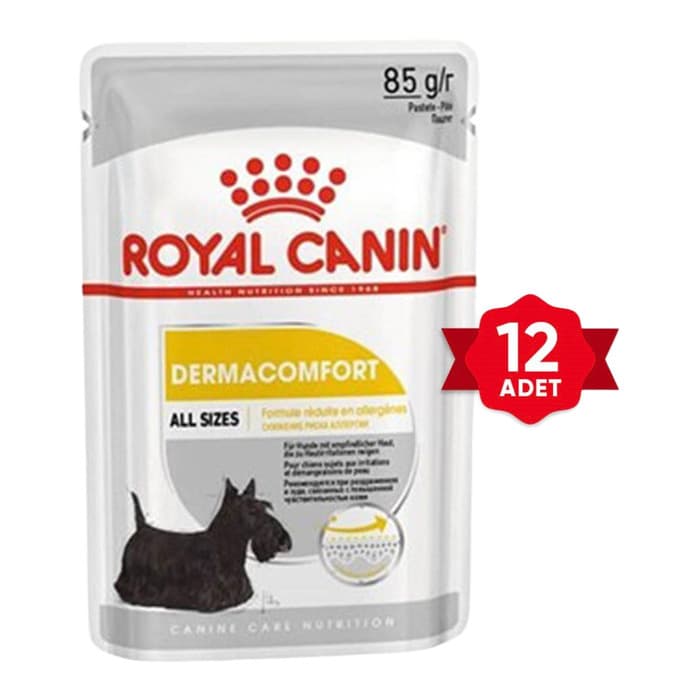 Royal Canin CCN Pouch Dermacomfort Deri Tüy Sağlığı Köpek Yaş Maması 12x85 Gr