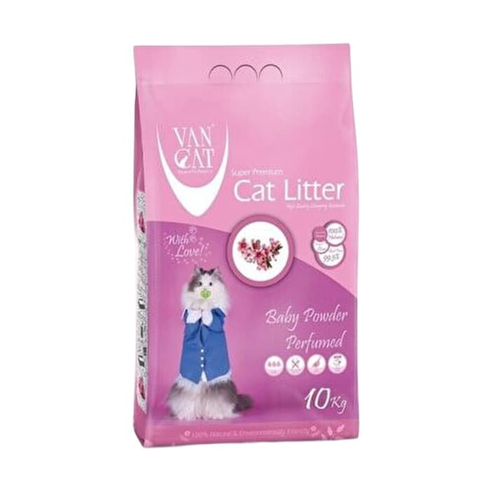 Van Cat Baby Powder İnce Taneli Pudra Kokulu Kedi Kumu 10 kg