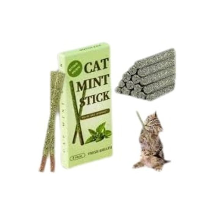 Meyve Aromalı Matatabi Çubuğu Catnip Stick Kedi Catnip Dalı Cat Mint Stick 6 Dal