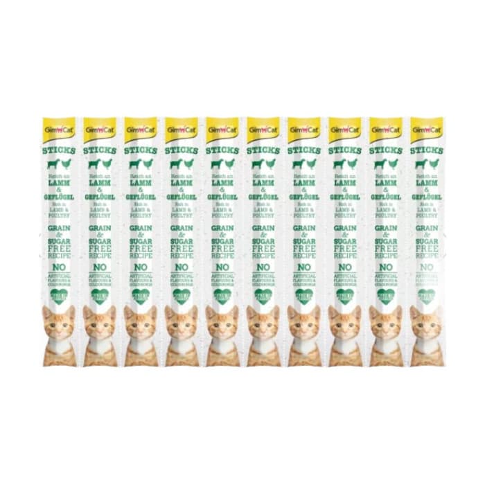 Kuzu Ve Tavuklu Kedi Sticks 10'lu 50 Gr