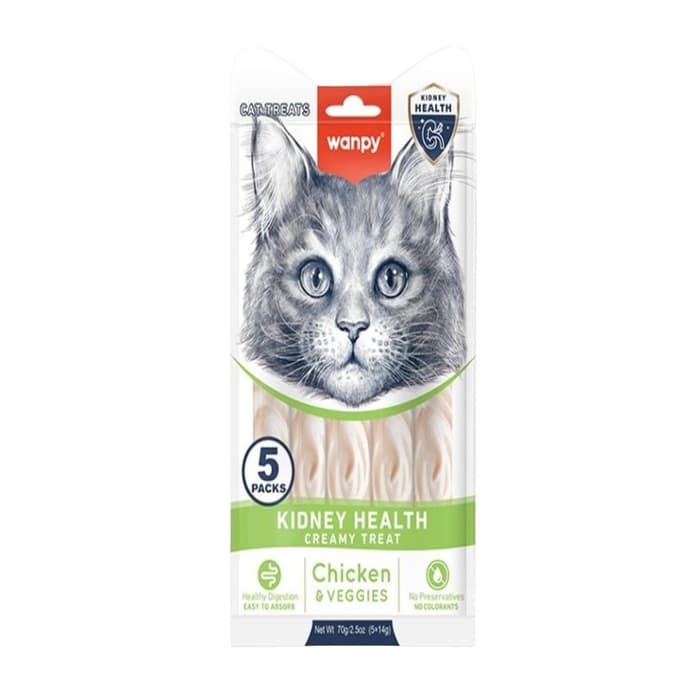 Functional Creamy Lickable Treat Böbrek Sağlığı İçin Kedi Ödülü 70 Gr