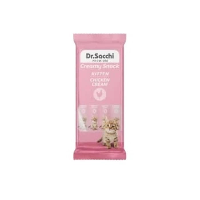 Creamy Snack Kitten Chicken Sıvı Kedi Ödülü 4'lü