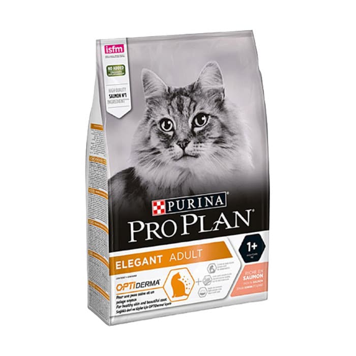 Pro Plan Elegant Derma Plus Somonlu Tüy Yumağı Önleyici 1.5 kg Yetişkin Kedi Maması