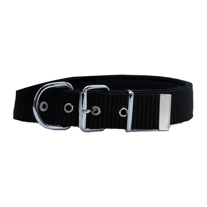 Comfort Yumuşak Dokuma Köpek Boyun Tasması Siyah