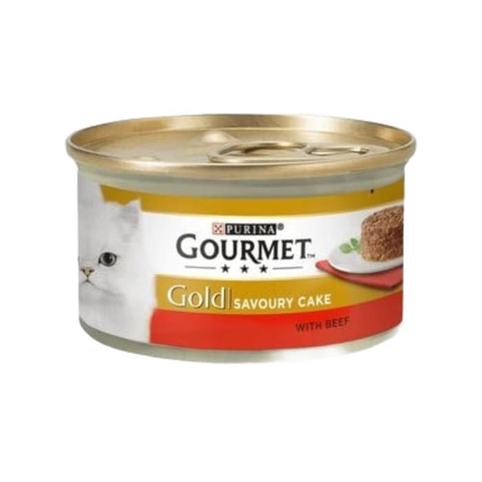 Gold Savoury Cake Sığır Etli Domatesli Kedi Konservesi 85gr