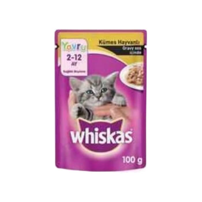 Mama Kümes Hayvanlı Gravy Soslu Yavru Kedi 100 Gr