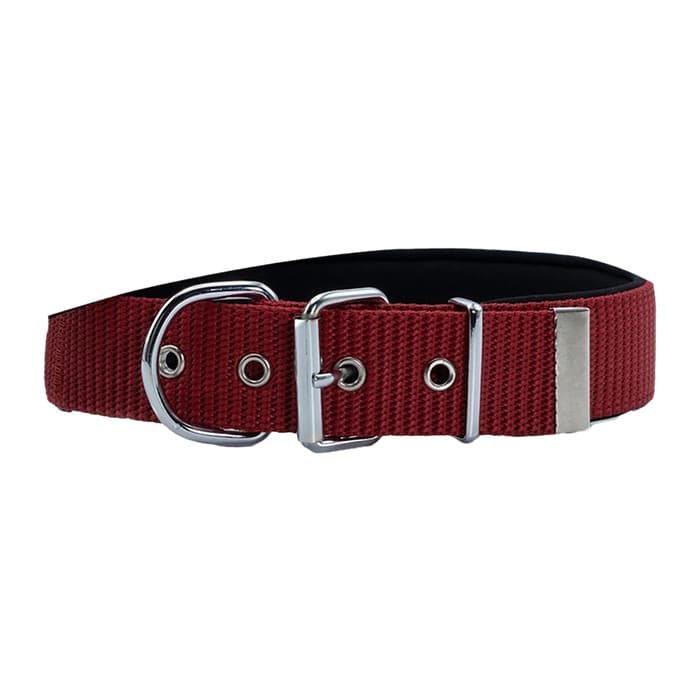 Comfort Yumuşak Dokuma Köpek Boyun Tasması Kırmızı