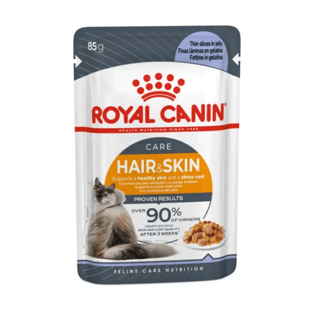 Royal Canin Hair Skin Jelly Yetişkin Kedi Yaş Maması