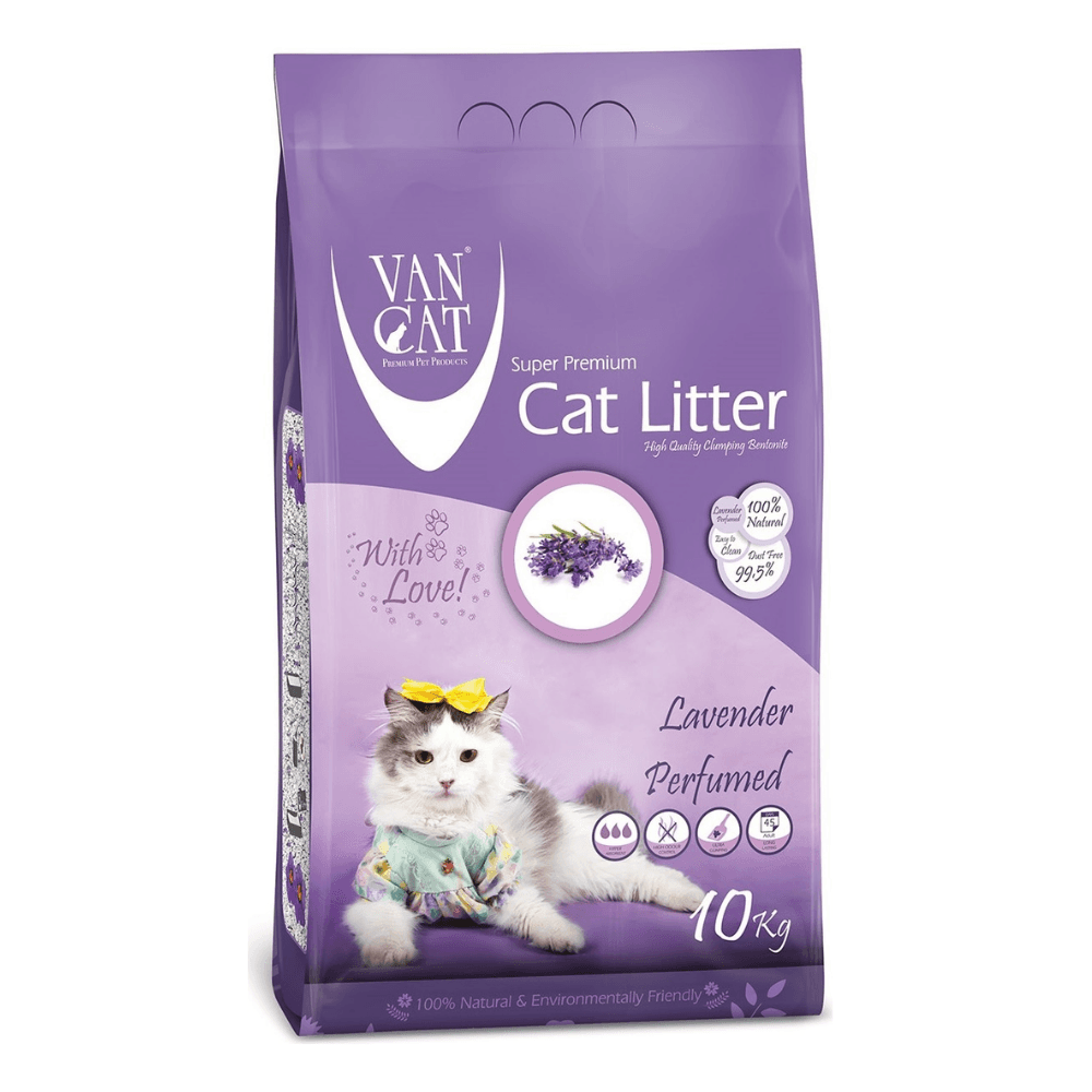 VanCat W225 Lavanta Kokulu Ince Taneli Kedi Kumu 10 L