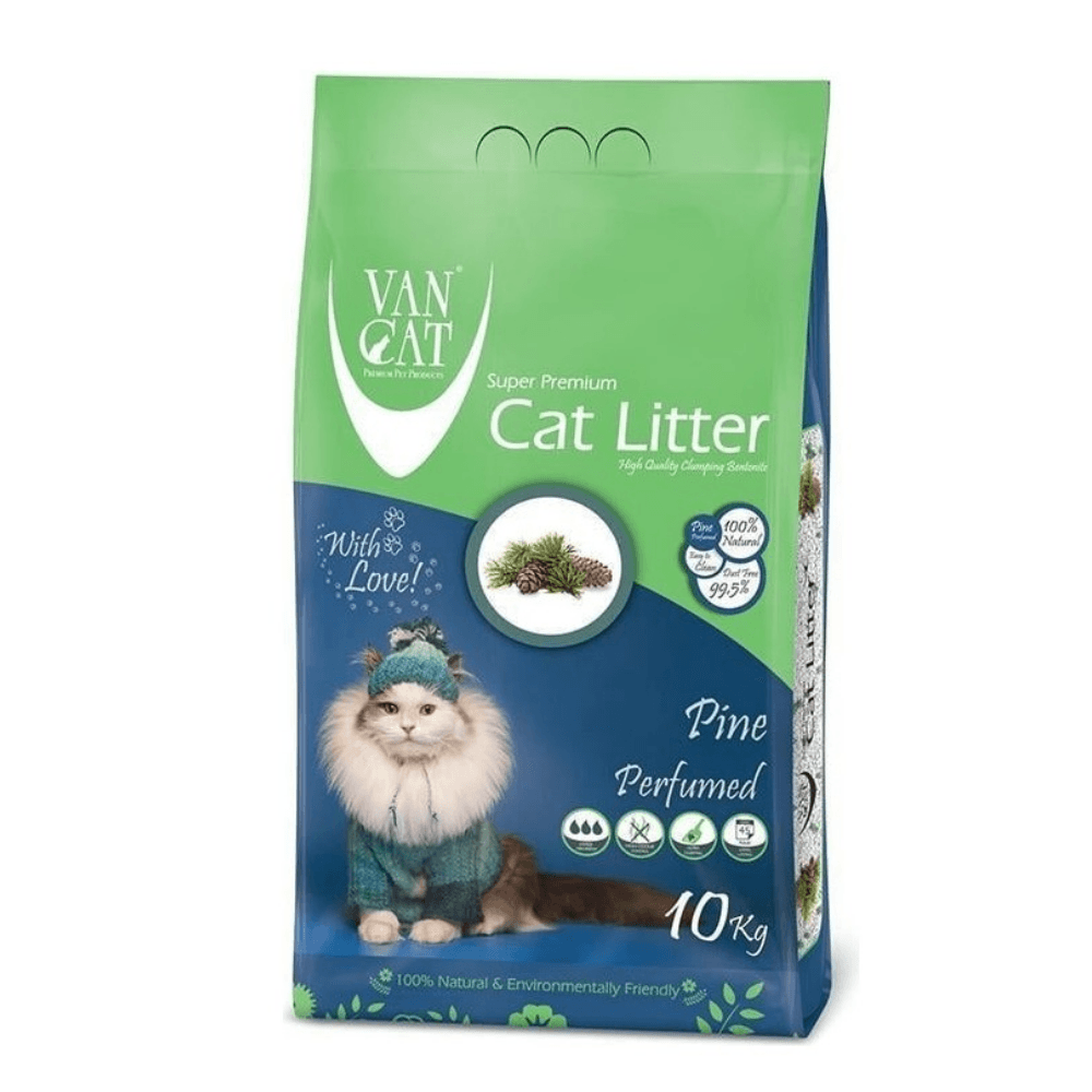 VanCat W225 Çam Kokulu Ince Taneli Kedi Kumu 10 L