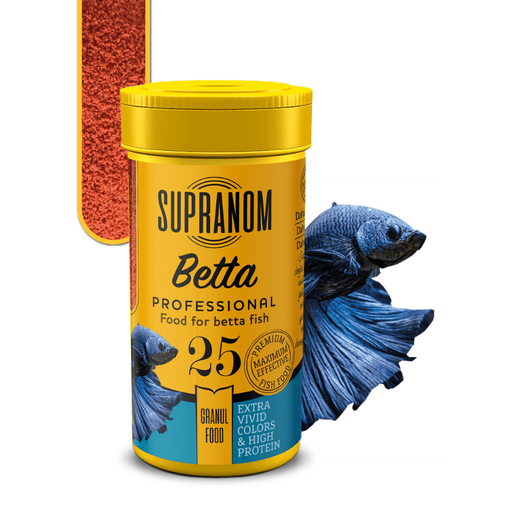 Supranom betta balık yemi granul food 100ml (25)