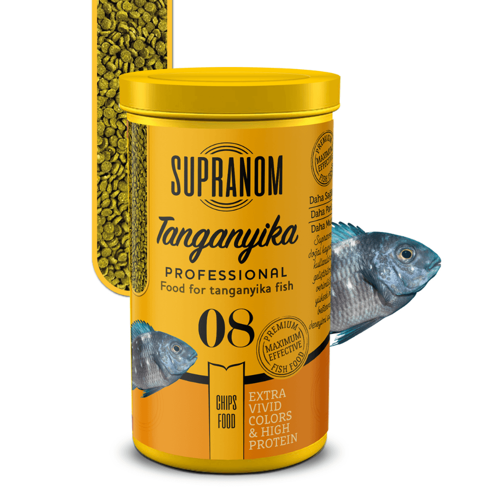 Supranom tanganyika balık yemi chips food 250ml (08)