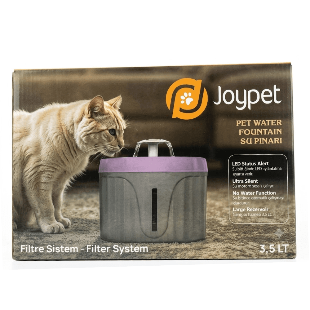 Joypet Evcil Hayvan Yuvarlak Su Pınarı 3,5 Lt