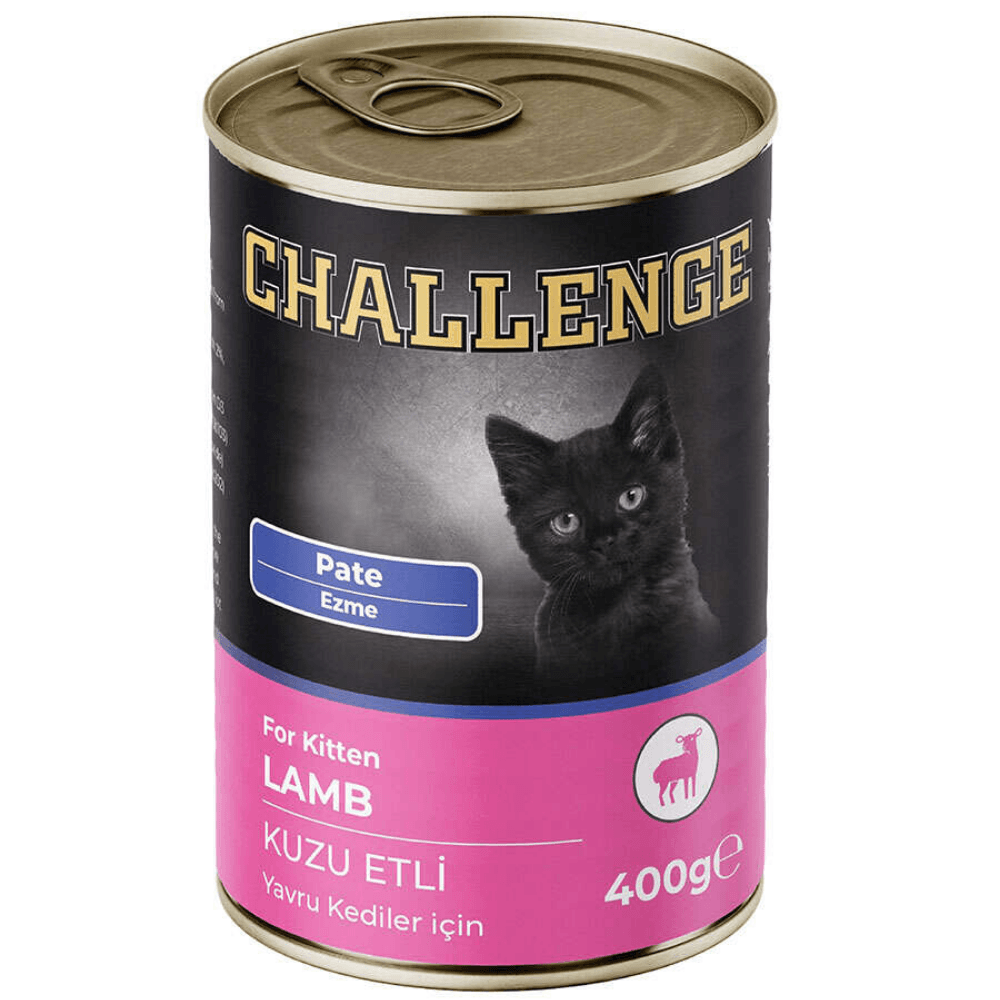 Challange Yavru Kedi Yaş Maması Kuzu Etli Konserve 400 Gr