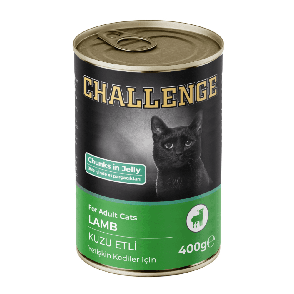 Challange Yetişkin Yaş Kedi Maması Kuzu Etli Konserve 400 Gr