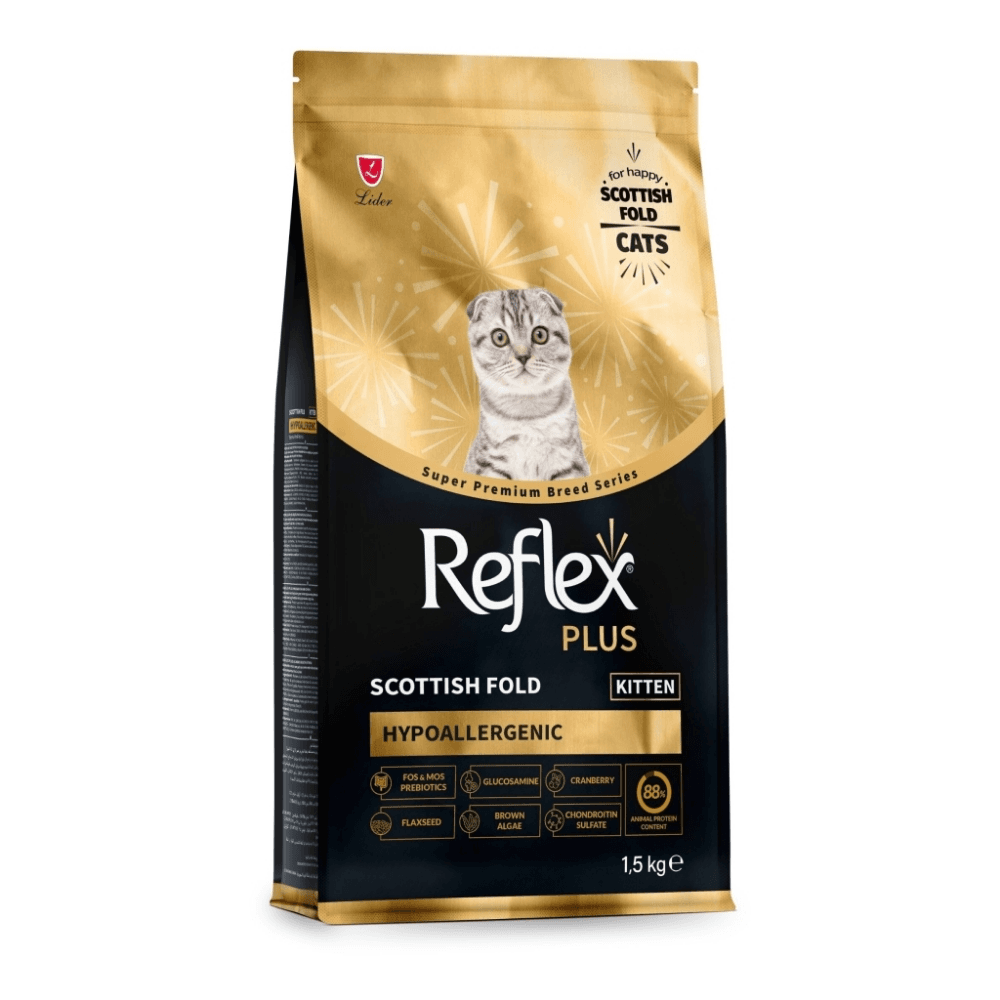 Reflex Plus Hipoalerjenik Scottish Fold Yavru Kedi Maması 1,5 kg
