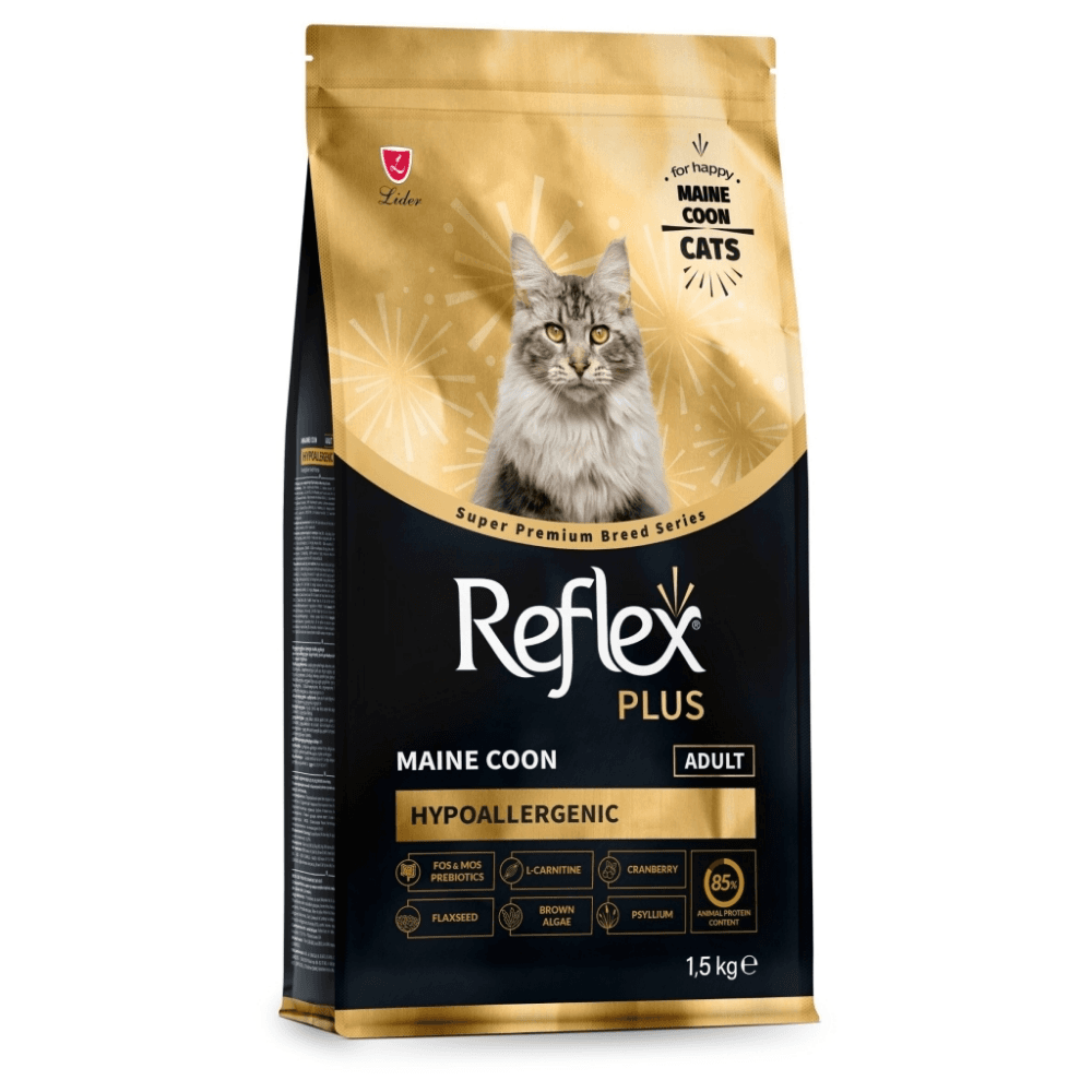 Reflex Plus Hipoalerjenik Maine Coon Yetişkin Kedi Maması 1,5 kg