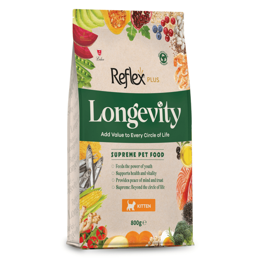 Reflex Plus Longevity Hipoalerjenik Yavru Kedi Maması 800 gr