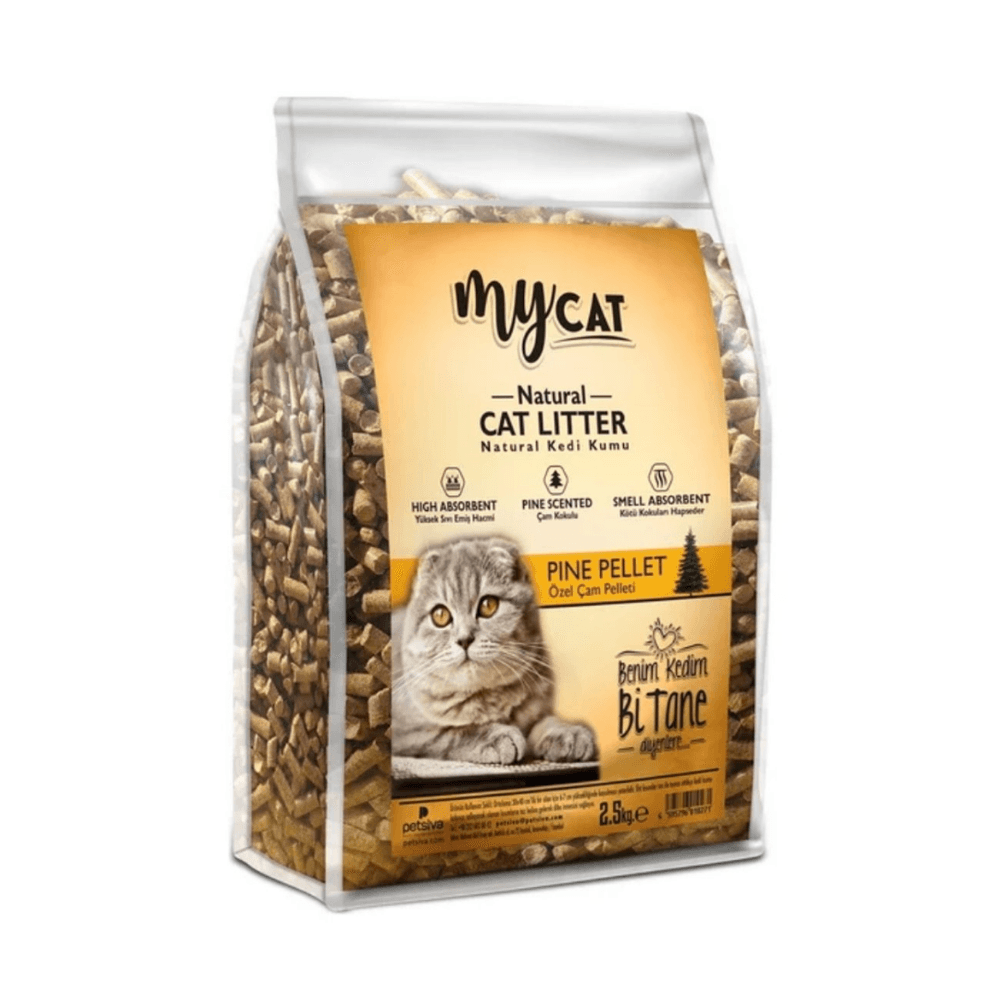 Mycat Çam Pelleti Kedi Kumu 2 Kg
