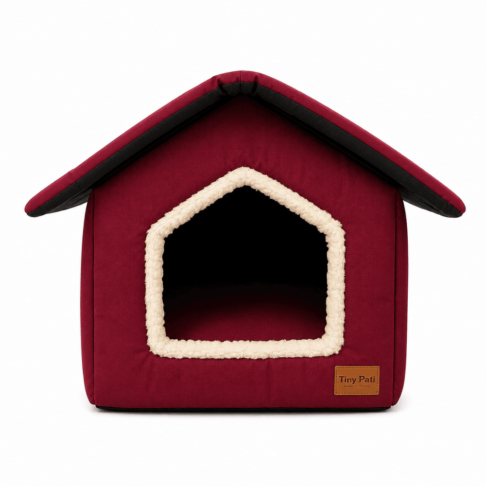 Tiny Pati Su Geçirmez Lüx Ev Tipi Kedi Evi ve Küçük Irk Köpek Evi