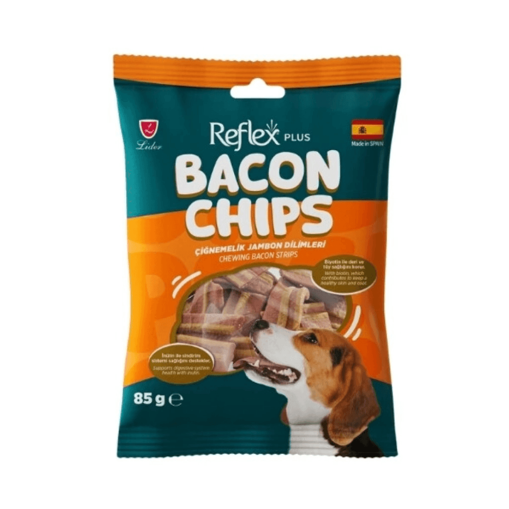 Reflex Plus Bacon Chips Jambonlu Dilim Köpek Ödül Maması 85gr
