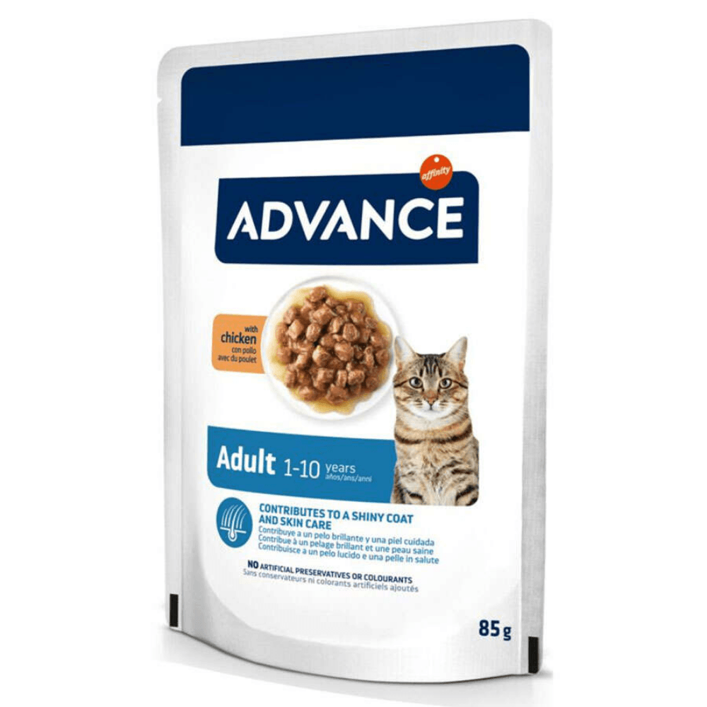 Advance Yetişkin Kedi Tavuk Etli Kedi Yaş Maması 85 Gr