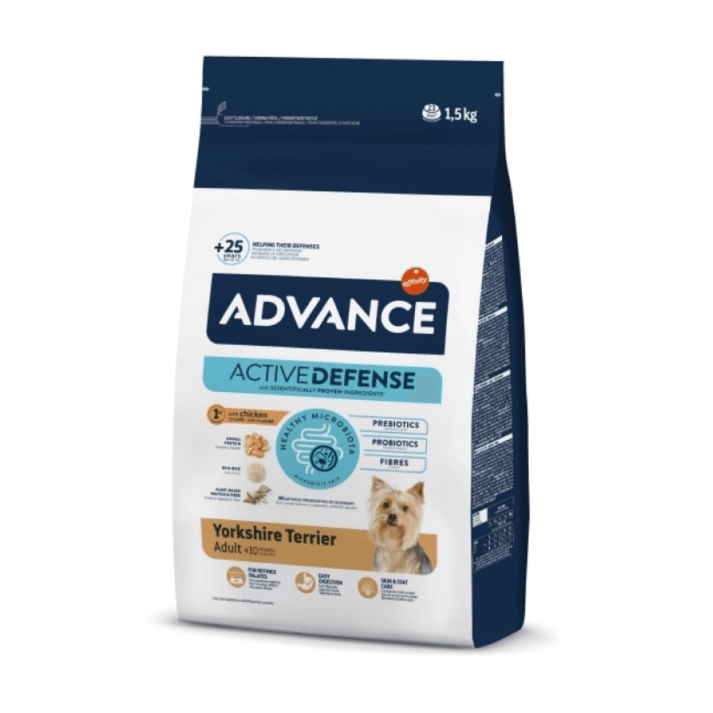 Advance Yorkshire Terrier Tavuklu Yetişkin Köpek Maması 1,5kg