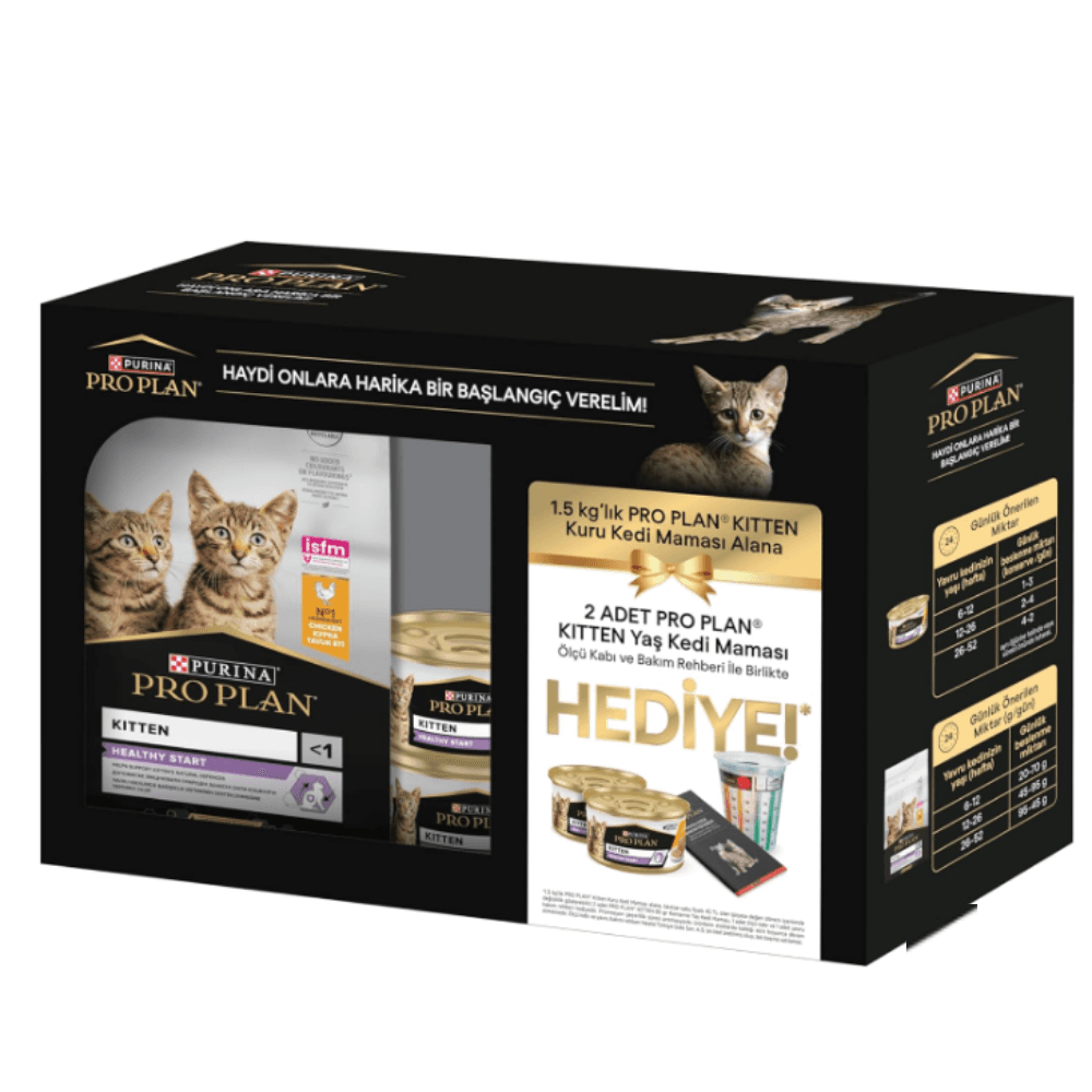 Proplan Kitten Yavru Kedi Maması 1,5 KG Yaş Mama Hediyeli
