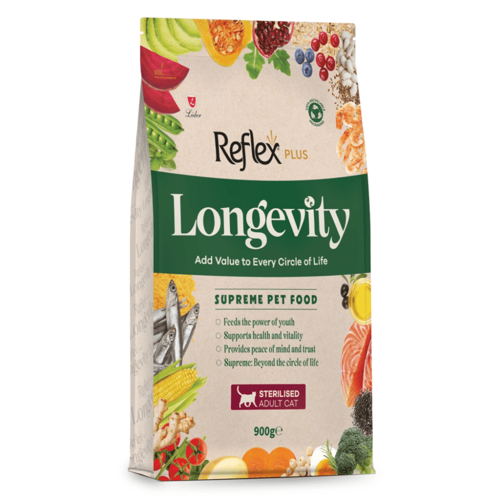 Reflex Plus Longevity Hipoalerjenik Kısırlaştırılmış Kedi Maması 900 gr