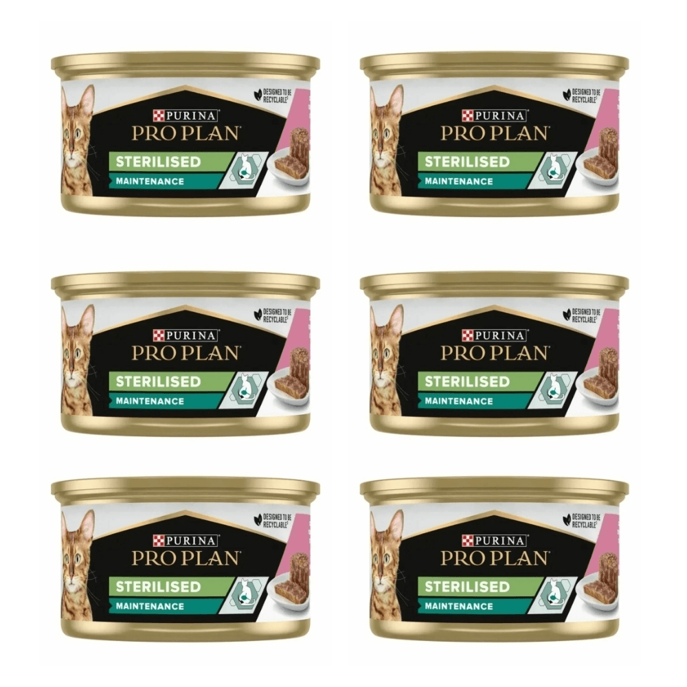 Pro Plan Somonlu ve Ton Balıklı Kısırlaştırılmış Kedi Konservesi 85gr x 6 Adet