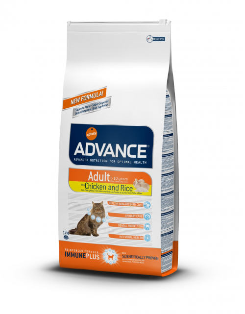 Advance Adult Tavuklu/Pirinçli Yetişkin Kedi Maması 15 Kg