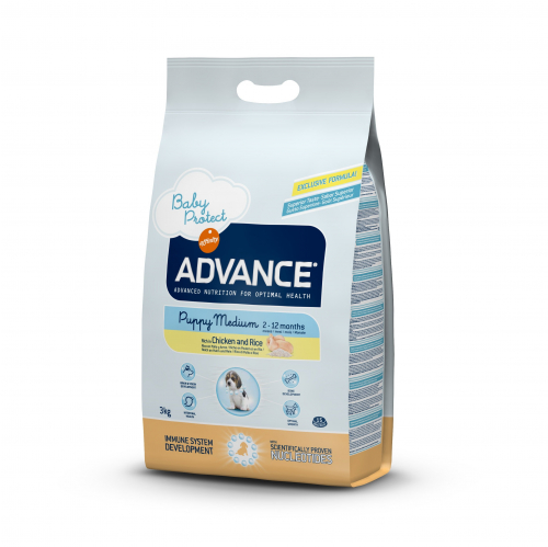 Advance Puppy Protect Medium Tavuklu/Pirinçli Orta Irk Yavru Köpek Maması 3 Kg