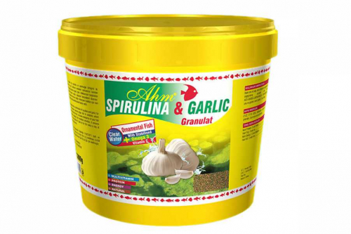 Ahm Spirulina Garlic Kova Balık Yemi 3 Kg