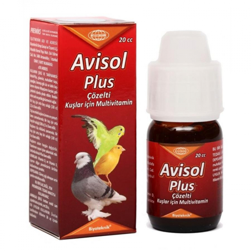 Avisol-Plus Kuşlar İçin Multivitamin Çözelti 20 Cc