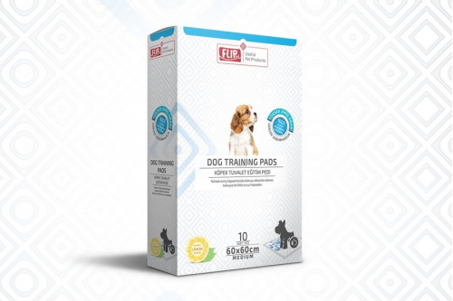 Flip Köpek Tuvalet Eğitim Pedi 60x60 Cm 10'lu Kutu