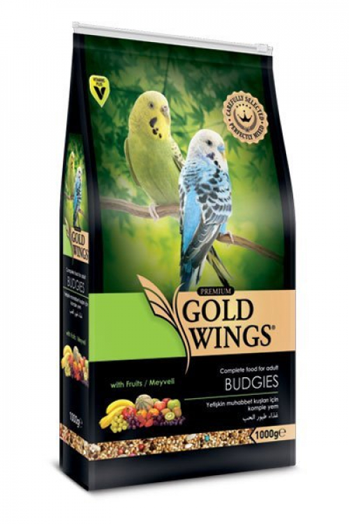 Gold Wings Premium Muhabbet Yemi 1 Kg