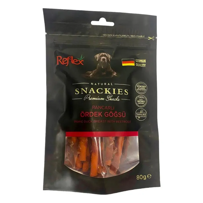 Reflex Natural Snackies Pancarli Ördek Gögsü 80 Gr