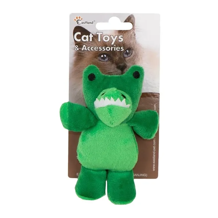 Kedi Otlu Peluş Timsah 12 Cm