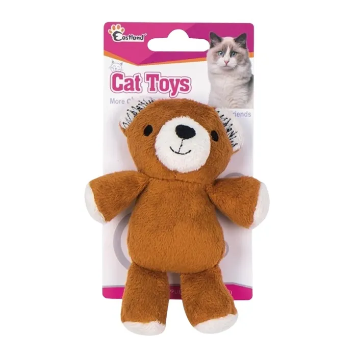 Kedi Otlu Peluş Ayicik 12 Cm