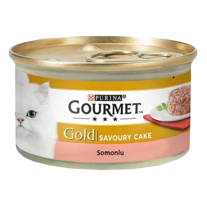 Purina Gourmet Gold Somonlu Yetişkin Kedi Konserve Maması (85 g)