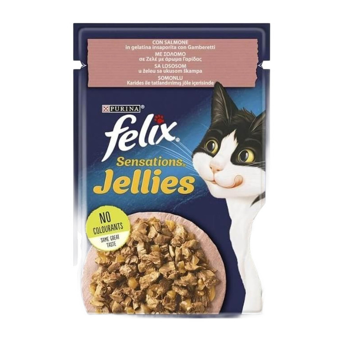 Purina Felix Somonlu Ve Karidesli Yaş Kedi Maması 26x85 Gr