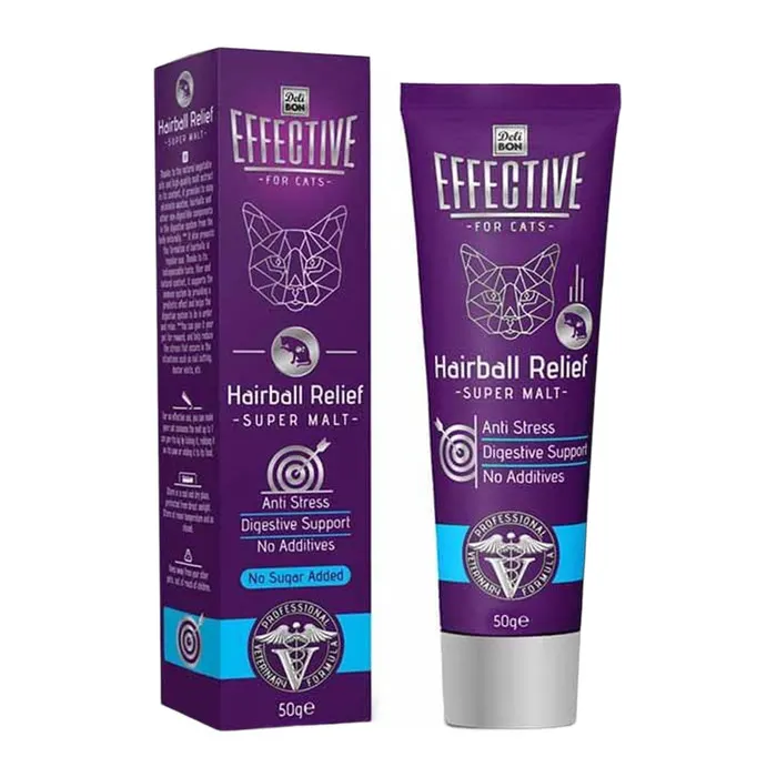 Effective Hairball Relief Super Kedi Tüy Yumak Engelleyici Malt 50 Gr